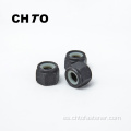 ISO 7040 Nylon Nylon Insert Hexagon Lock Nut óxido de óxido Negro